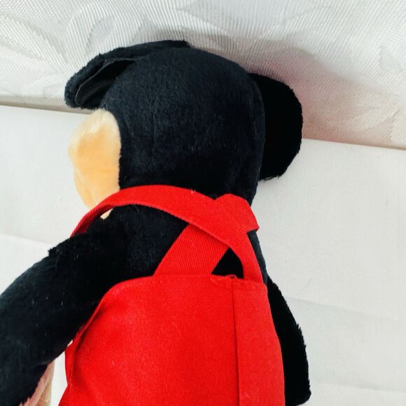 5 for $25| Applause Mickey Mouse Plush Bow Tie Red Overall 17" Stuffed Toy - Picture 12 of 14